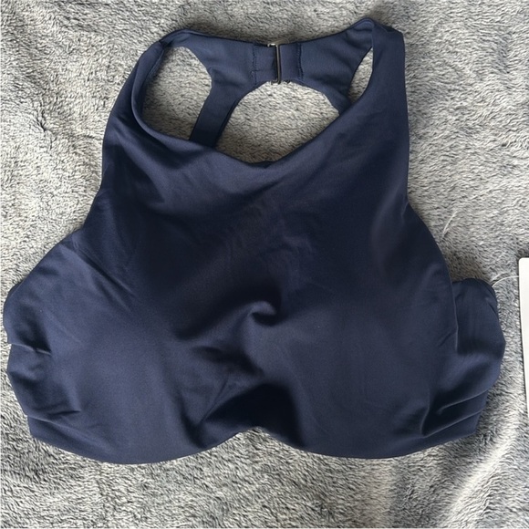 Athleta Maldives Bra Cup Bikini Top in Navy Size 34D/DD NWT - Picture 4 of 6